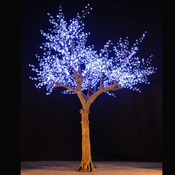 Outdoor Cherry Blossom LED Tree 13.5ft 2496 LEDs White Color