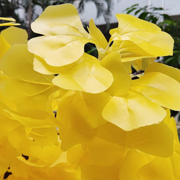 7.2ft/2.2m Yellow Artificial LED Ginko Tree outdoor/indoor use 1400LED