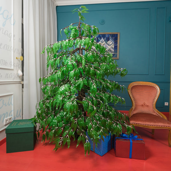 Sale Elite 6.5ft LED Christmas Tree – Realistic Wood Trunk