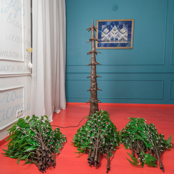 Sale Elite 6.5ft LED Christmas Tree – Realistic Wood Trunk