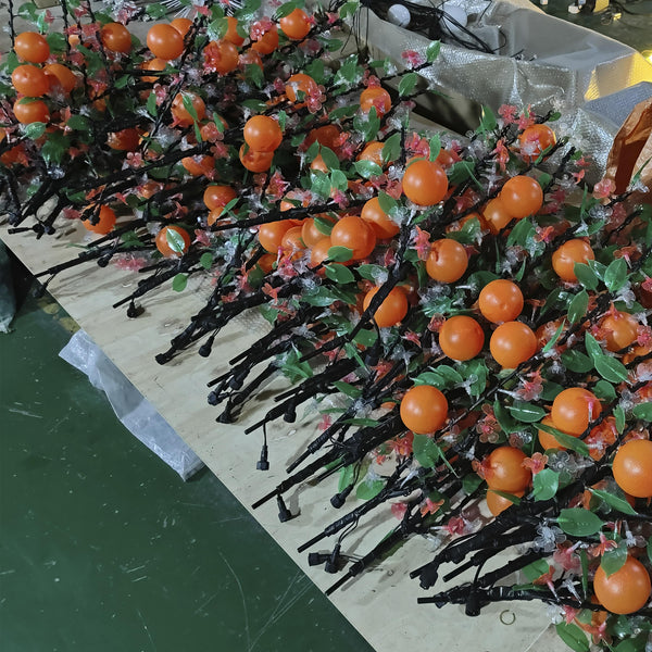 LED Outdoor Fruit Tree Orange 8.5ft 1728 LEDs