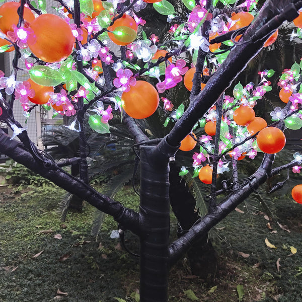 LED Outdoor Fruit Tree Orange 8.5ft 1728 LEDs