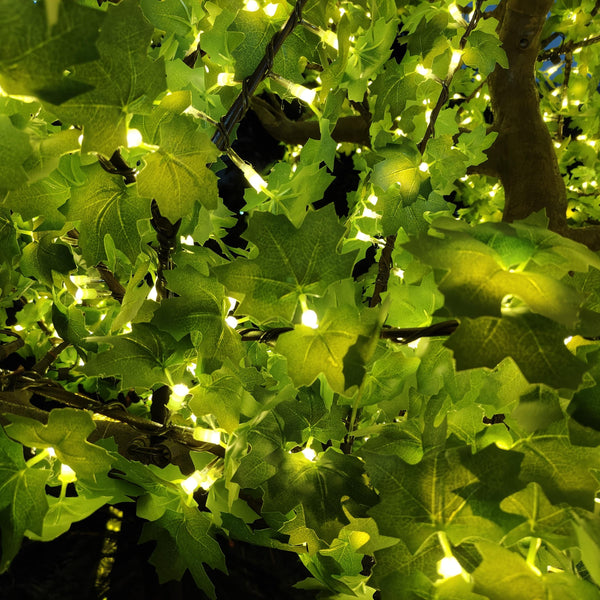 led tree warm white glow