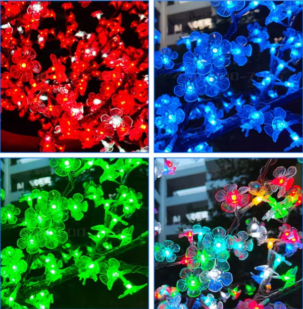 LED Tree Light Cherry Blossom Cool White 8.2f 4096LEDs