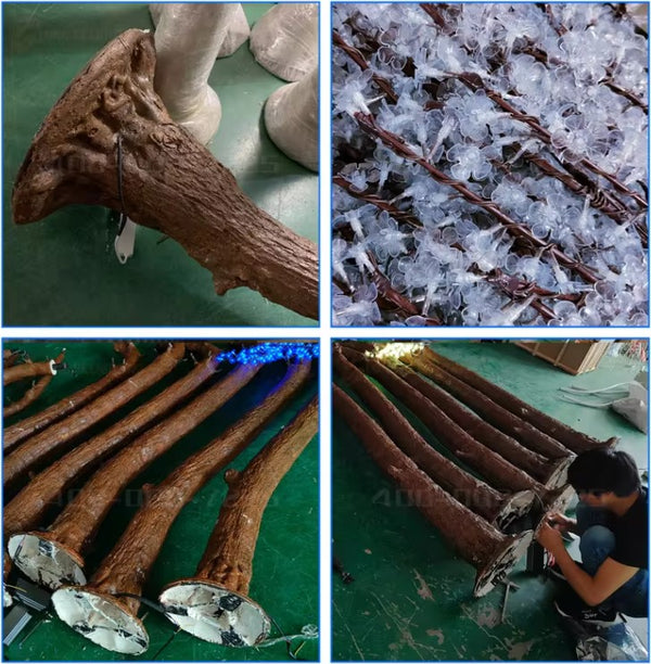 LED Tree Light Cherry Blossom Cool White 8.2f 4096LEDs