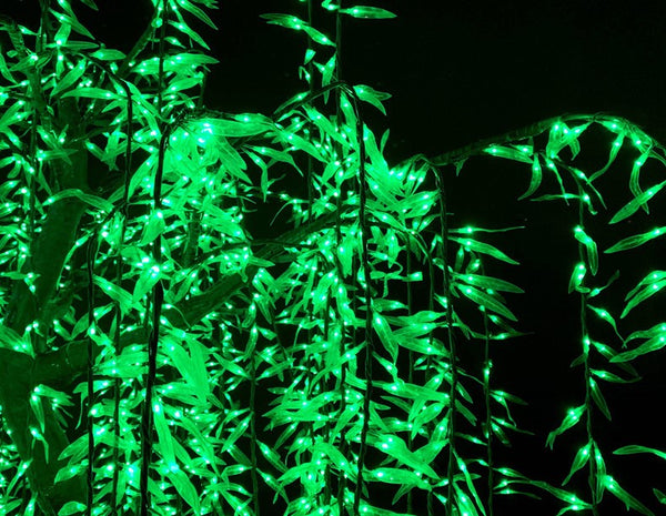LED Weeping Willow Tree 11.5ft/3.5m 3888LED rainproof outdoor lighting