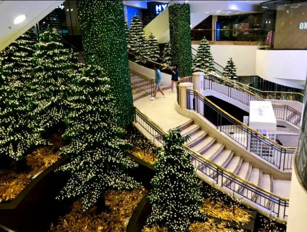 Sale Elite 6.5ft LED Christmas Tree – Realistic Wood Trunk