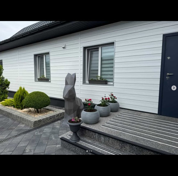 Solar Rabbit Garden Statue