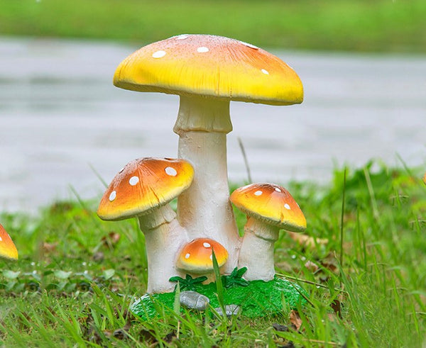 LED Outdoor Luminous Mushroom Lamp Garden