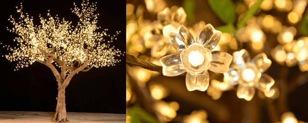 Light yellow LED tree