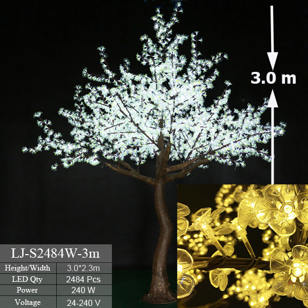 Pink LED Cherry Blossom Tree Light 9.5ft/2.8м 2484leds