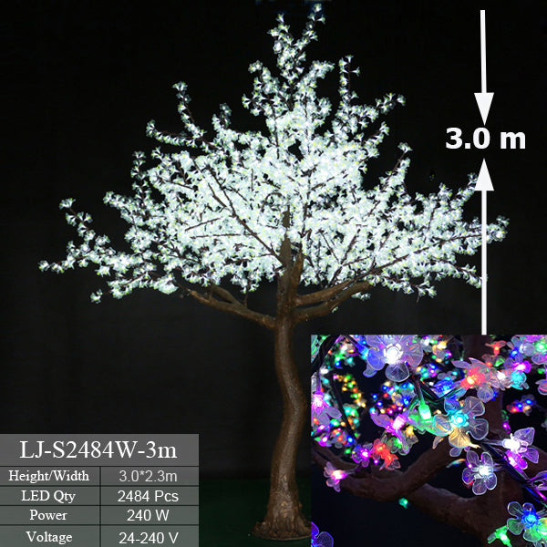 Pink LED Cherry Blossom Tree Light 9.5ft/2.8м 2484leds