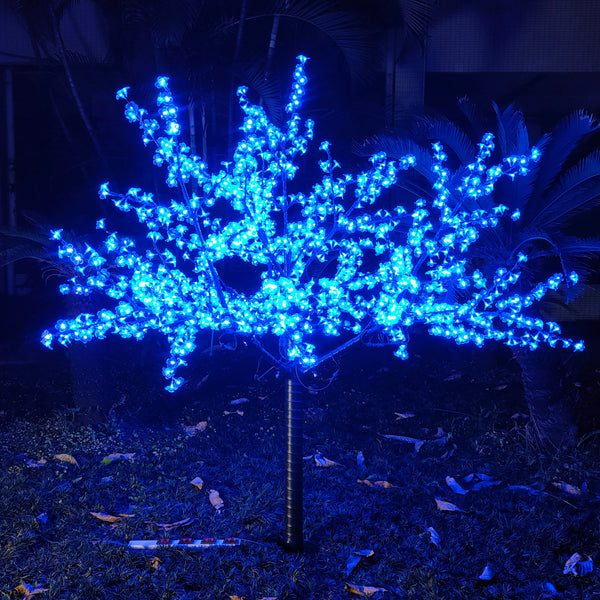 Yellow LED light up cherry blossom tree 6.5ft/2.0м 1728leds Outdoor