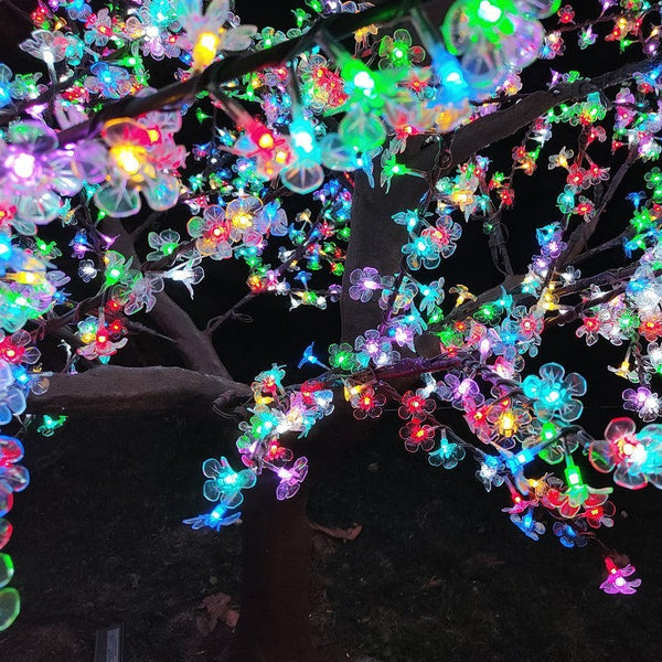 Outdoor Cherry blossom led light tree 8 Color. 8.2ft 2.5m 2484leds