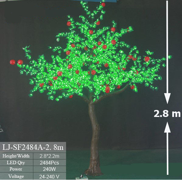 LED Tree outdoor/indoor use 9.5ft/2.8м 2484leds