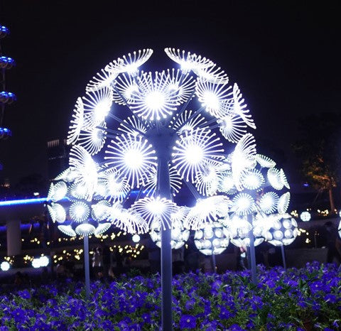 LED lawn lamp Dandelion. Diameter 40, 50 or 60cm
