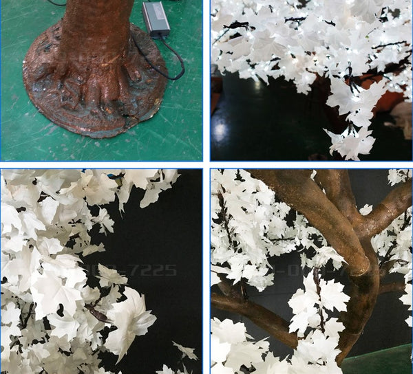 Outdoor LED maple lighted tree 9.8ft/3.0m 2544leds