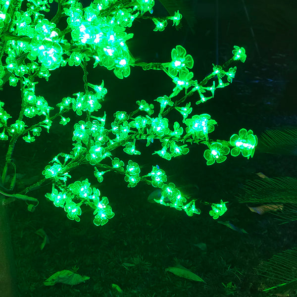 Blue Artificial LED trees for garden 6.5ft/2.0м 972LEDs 9 Color Option