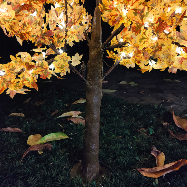 LED artificial maple tree with lights outdoor/indoor 5.0ft/1.5m 540led