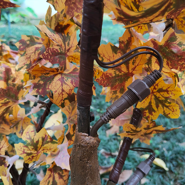 LED artificial maple tree with lights outdoor/indoor 5.0ft/1.5m 540led