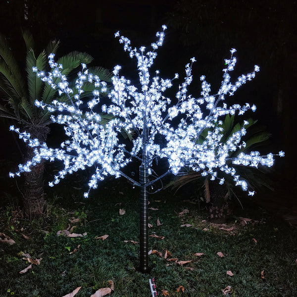 Yellow LED light up cherry blossom tree 6.5ft/2.0м 1728leds Outdoor