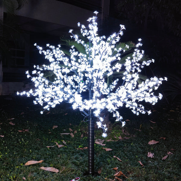 Yellow LED light up cherry blossom tree 6.5ft/2.0м 1728leds Outdoor