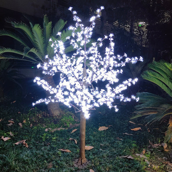 Pink Artificial LED trees for garden 6.5ft/2.0м 972LEDs 8 Color Option