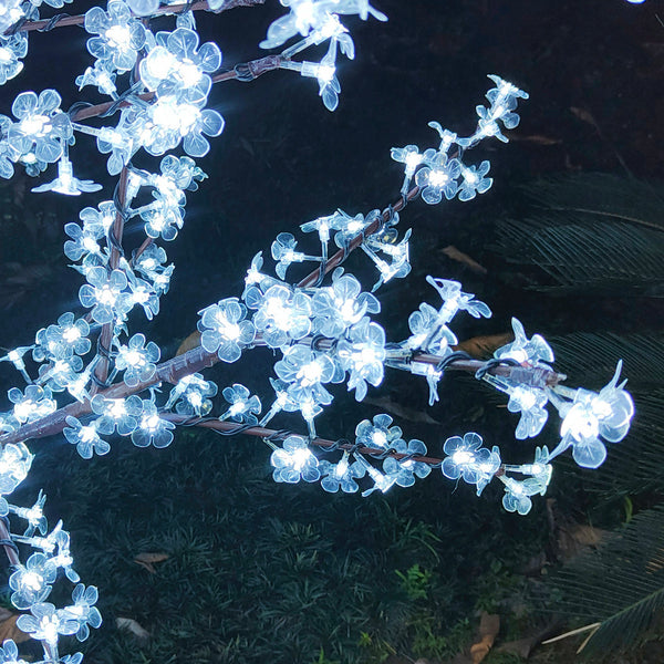 Blue Artificial LED trees for garden 6.5ft/2.0м 972LEDs 9 Color Option
