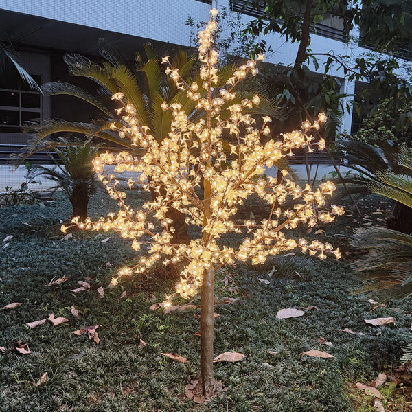 Pink Artificial LED trees for garden 6.5ft/2.0м 972LEDs 8 Color Option