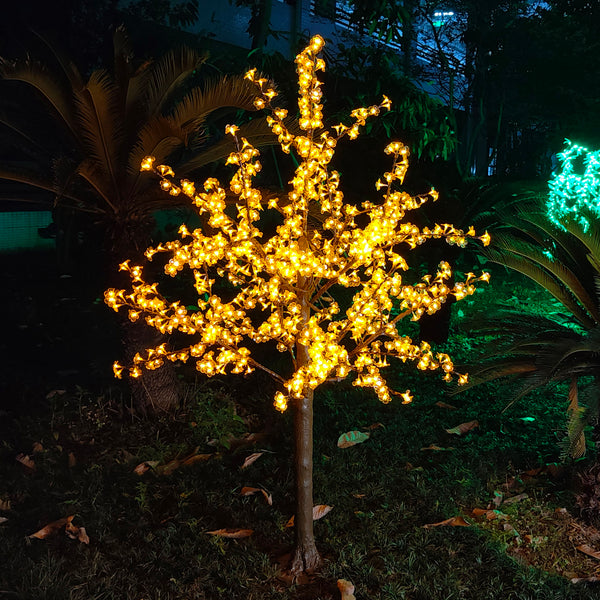 Blue Artificial LED trees for garden 6.5ft/2.0м 972LEDs 9 Color Option