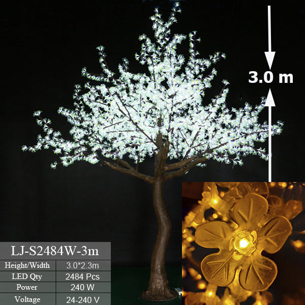 Pink LED Cherry Blossom Tree Light 9.5ft/2.8м 2484leds