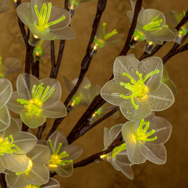 LED Branchs Peach Blossom Flower Lamp Warm White Color