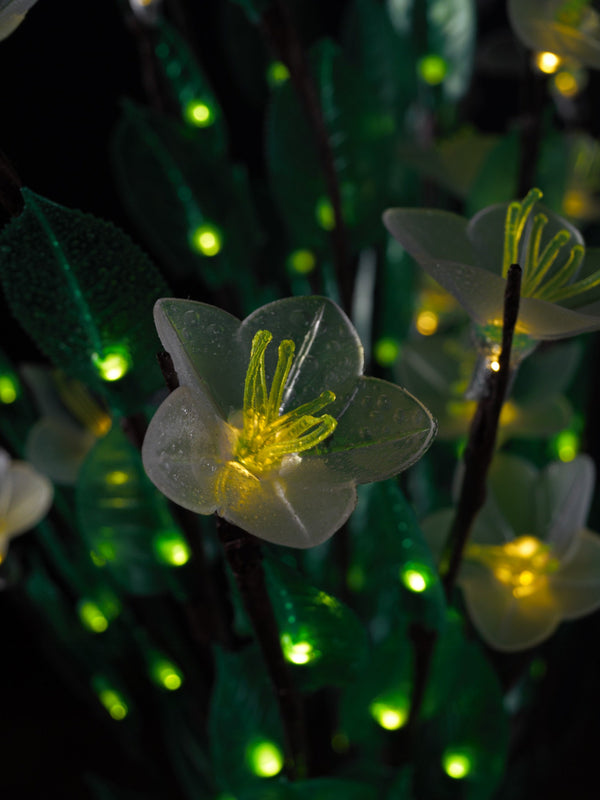 LED branchs Table Flower lamp Led lights Warm-White flowers+ Green leaves