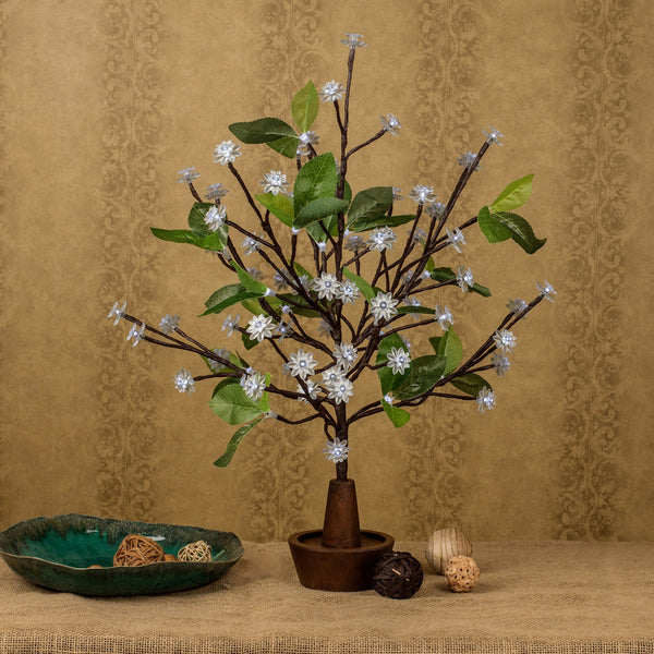 LED Tree flower lamp Christmas tree White Lotos+ Green