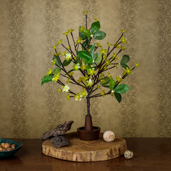 LED Tree Cherry Blossom Yellow Flower lamp