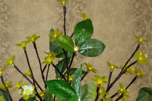 LED Tree Cherry Blossom Yellow Flower lamp