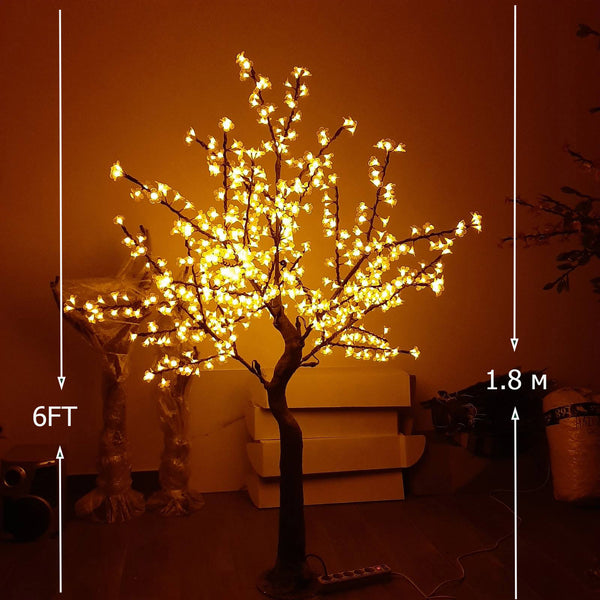 LED trees for garden outdoor/indoor use 6ft/1.8м 648leds 8 Color