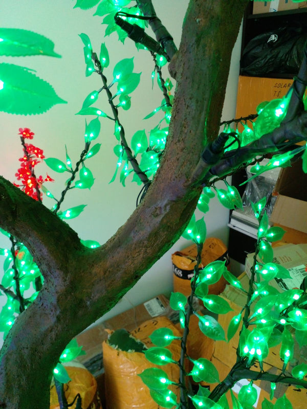 Outdoor Artificial trees that light up 8.2ft/2.5m. 1944 LED Red flower