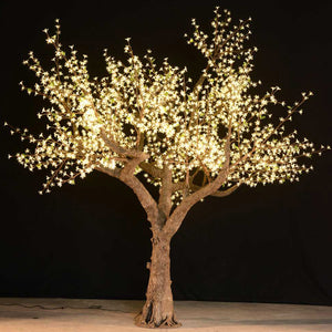 The Most Magical Landscape Design Accessory: The Outdoor Cherry Blossom LED Tree