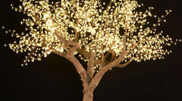 The Most Magical Landscape Design Accessory: The Outdoor Cherry Blossom LED Tree