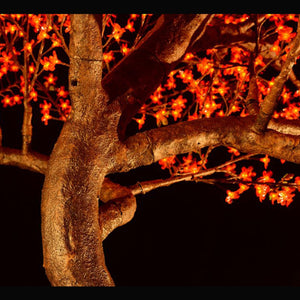 The Power of Red Cherry Blossom LED Trees