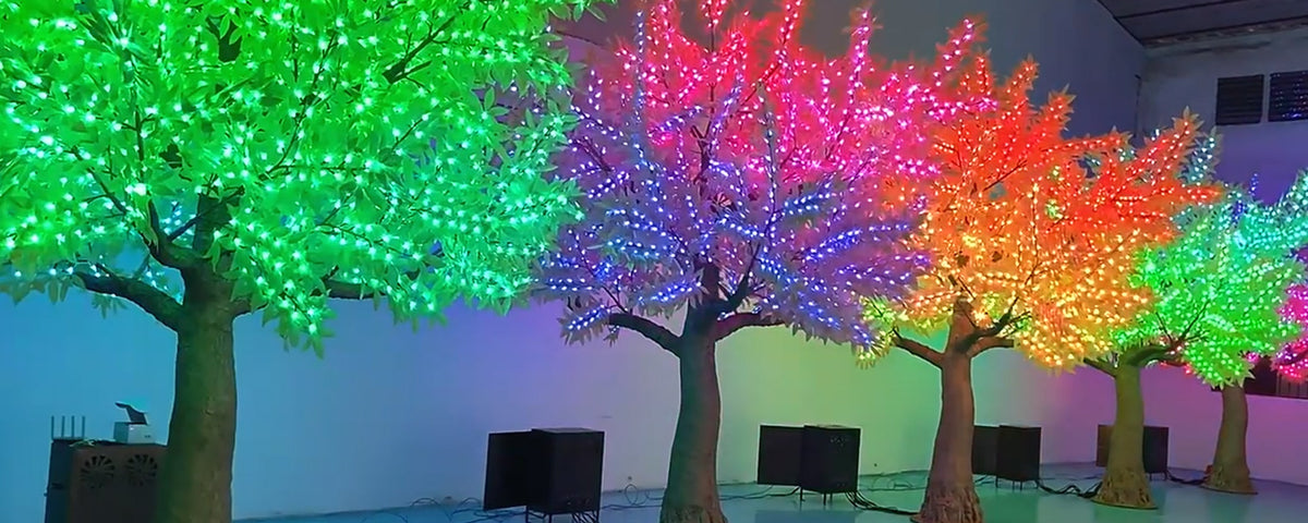 RGB vs. DMX 512 LED Trees: Which Cherry Blossom Tree Suits Your Space?