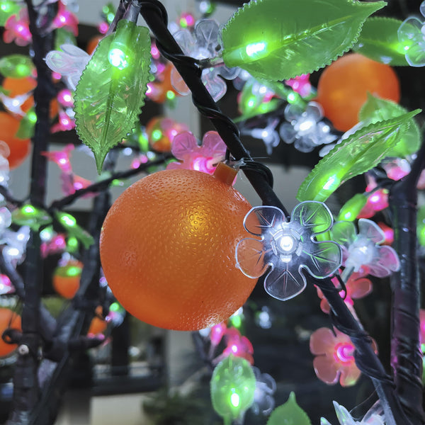 LED Outdoor Fruit Tree Orange 8.5ft   1728 LEDs