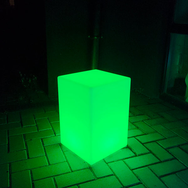 LED Cube Chair, Dimmable RGB Cubes with Remote Control,20 Inch