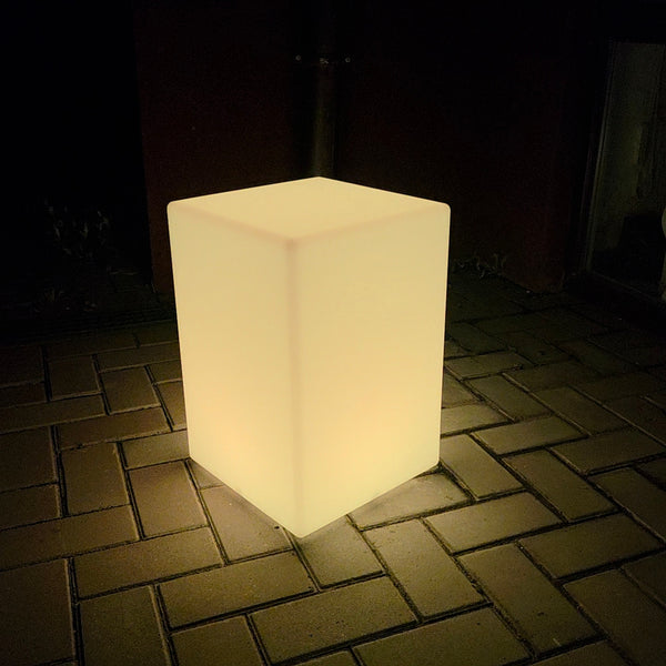 LED Cube Chair, Dimmable RGB Cubes with Remote Control,20 Inch