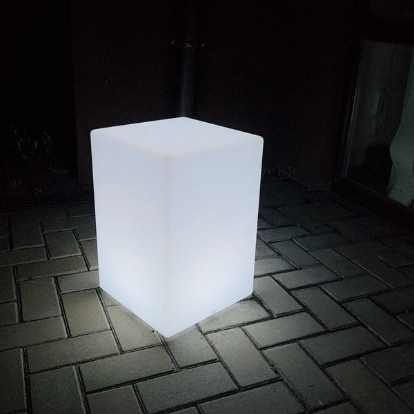 LED Cube Chair, Dimmable RGB Cubes with Remote Control,20 Inch
