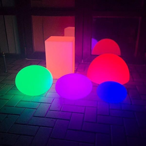 LED Cube Chair, Dimmable RGB Cubes with Remote Control,20 Inch