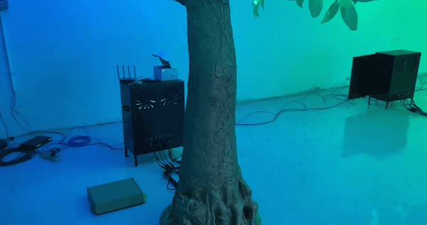 1pcs. 13.5ft Color-Changing Large LED Tree with DMX-512 Controller