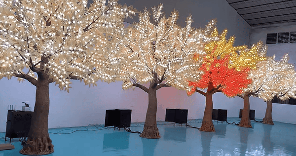 Color Changing Large Led Tree with Controller DMX-512. 13.5ft\ 4.0м