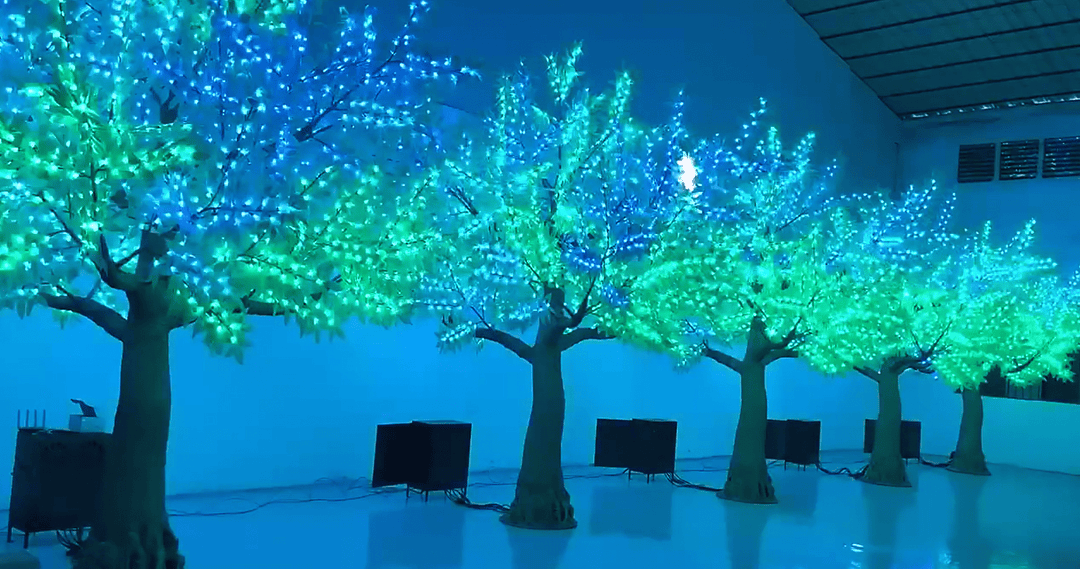 13.5ft Color-Changing Large LED Tree - Buy online – magic of leds